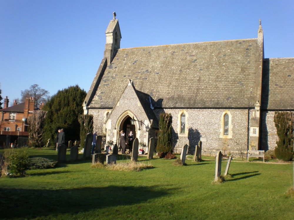 Picture of Holy Trinity from churchyard