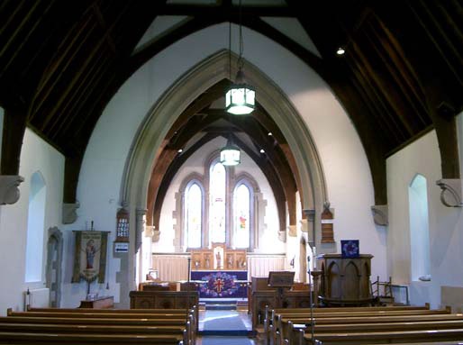 Picture of inside of Holy Trinity church